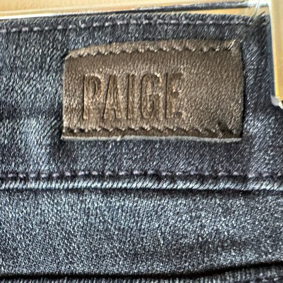Paige Verdugo Crop Dark Wash Jeans Size 29 - Picture 4 of 8